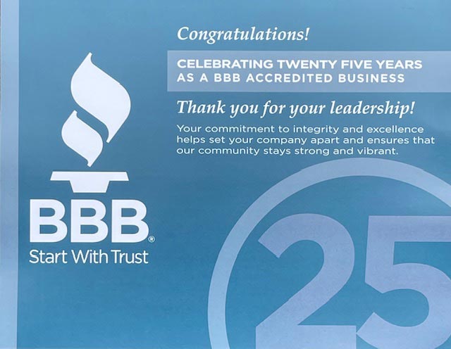 BBB 25 years